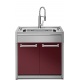 MASCA CU CHIUVETA BUCATARIE STEEL G9S-L1G, 2 USI, INOX