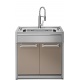 MASCA CU CHIUVETA BUCATARIE STEEL G9S-L1G, 2 USI, INOX
