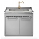 MASCA CU CHIUVETA BUCATARIE STEEL ASCOT A9S-L1G, 2 USI, INOX MASCA CU CHIUVETA BUCATARIE STEEL ASCOT A9S-L1G, 2 USI, INOX