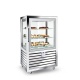 Vitrina cofetarie Tecfrigo MUSA 120 Q, capacitate 120 l, temperatura -15/-21 ºC, negru