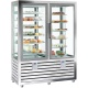 Vitrina cofetarie Tecfrigo MUSA 120 Q, capacitate 120 l, temperatura -15/-21 ºC, negru