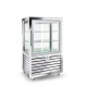 Vitrina cofetarie Tecfrigo MUSA 120 Q, capacitate 120 l, temperatura -15/-21 ºC, negru