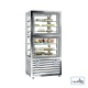 Vitrina cofetarie Tecfrigo MUSA 120 Q, capacitate 120 l, temperatura -15/-21 ºC, negru