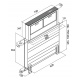 HOTA PLANA PENTRU BUCATARIE AIRFORCE AXIAL CCDD9027, 86 CM, INOX / NEGRU