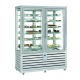 Vitrina cofetarie Tecfrigo MUSA 120 Q, capacitate 120 l, temperatura -15/-21 ºC, negru