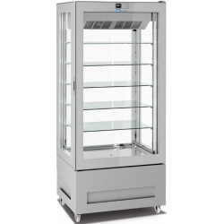 Vitrina frigorifica pentru cofetarie Longoni 85-L Vitra 8314-L capacitate 600l 1 zona racire +5° -20°C argintiu