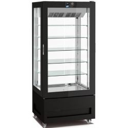 Vitrina frigorifica pentru cofetarie Longoni 85-L Vitra 8314-L capacitate 600l 1 zona racire +5° -20°C negru
