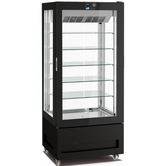 Vitrina de vinuri Arte Vino OXP1T98NPD capacitate 98 sticle temperatura 0/+35°C negru