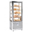 Vitrina frigorifica branzeturi Silfer Quadro QFR 450 RLC - CL, capacitate 427 l, temperatura +4°/+8° C, inox