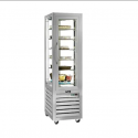 Vitrina frigorifica cofetarie Silfer Neo NPS 250 V, 5 rafturi, capacitate 230 l, temperatura +4°/+10° C, inox