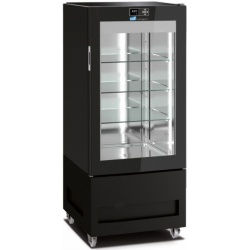 Vitrina frigorifica pentru cofetarie Longoni 65-S Vitra 6411-S capacitate 300l 1 zona racire -2 /+15°C negru