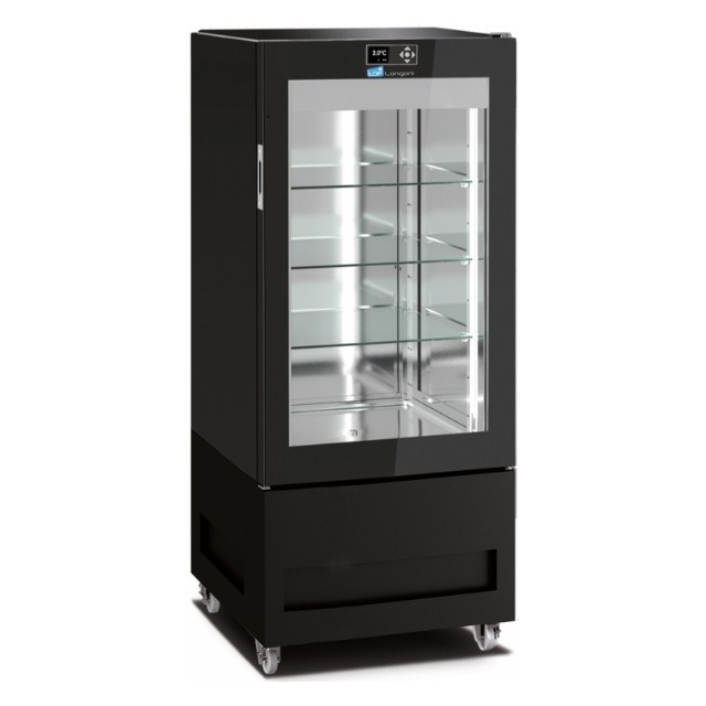 Vitrina de vinuri Arte Vino OXP1T98NPD capacitate 98 sticle temperatura 0/+35°C negru