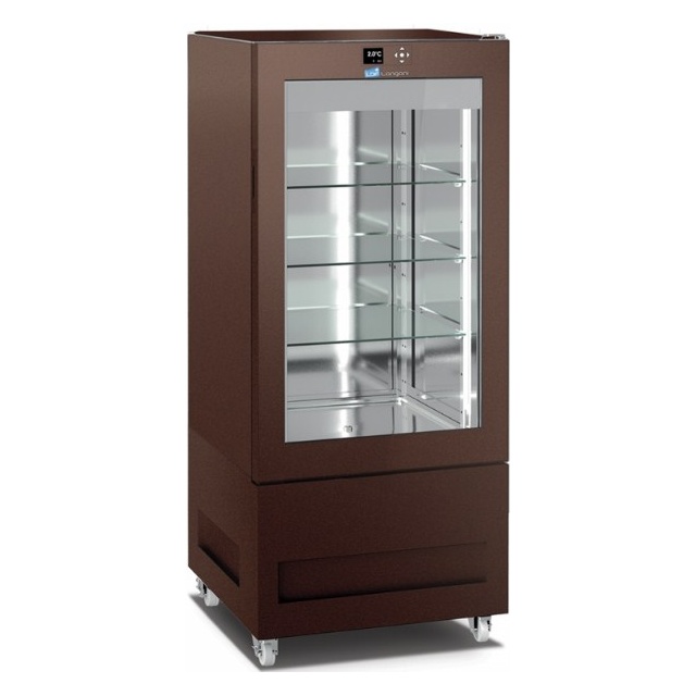 Vitrina de vinuri Arte Vino OXP1T98NPD capacitate 98 sticle temperatura 0/+35°C negru