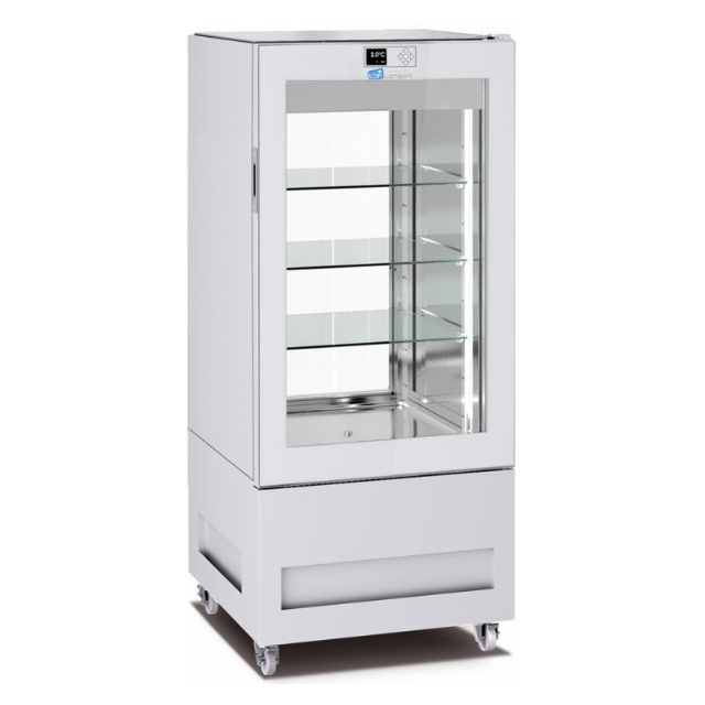 Vitrina frigorifica pentru cofetarie Longoni 65-S Vitra 6412-S capacitate 300l 1 zona racire -2 /+15°C alb