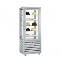 Vitrina frigorifica cofetarie Silfer Neo NPS 600 V, 5 rafturi, capacitate 541 l, temperatura +4°/+10° C, inox