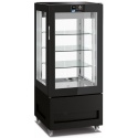 Vitrina frigorifica pentru cofetarie Longoni 65-S Vitra 6414-S capacitate 300l 1 zona racire -2 /+15°C negru