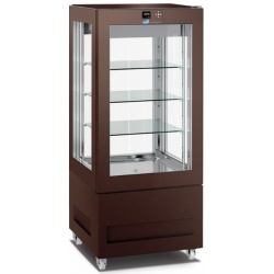 Vitrina frigorifica pentru cofetarie Longoni 65-S Vitra 6414-S capacitate 300l 1 zona racire -2 /+15°C maro