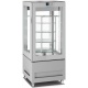 Vitrina frigorifica pentru cofetarie Longoni 65-S Vitra 6415-S capacitate 300l 1 zona racire -2 /+15°C argintiu