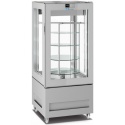 Vitrina frigorifica pentru cofetarie Longoni 65-S Vitra 6415-S capacitate 300l 1 zona racire -2 /+15°C argintiu