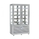 Vitrina cofetarie Tecfrigo MUSA 120 Q, capacitate 120 l, temperatura -15/-21 ºC, negru