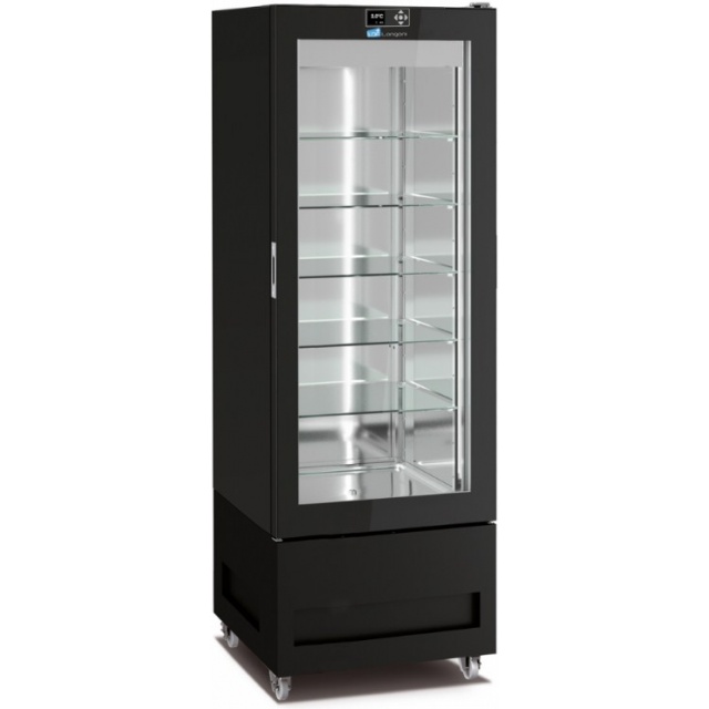 Vitrina de vinuri Arte Vino OXP1T98NPD capacitate 98 sticle temperatura 0/+35°C negru