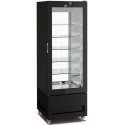 Vitrina frigorifica pentru cofetarie Longoni 65-L Vitra 6412-L capacitate 450l 1 zona racire -2 /+15°C negru