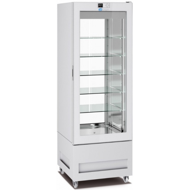 Vitrina frigorifica pentru cofetarie Longoni 65-L Vitra 6412-L capacitate 450l 1 zona racire -2 /+15°C alb