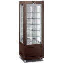 Vitrina frigorifica pentru cofetarie Longoni 65-L Vitra 6413-L capacitate 450l 1 zona racire -2 /+15°C maro
