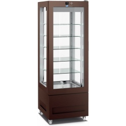 Vitrina frigorifica pentru cofetarie Longoni 65-L Vitra 6414-L capacitate 450l 1 zona racire -2 /+15°C maro