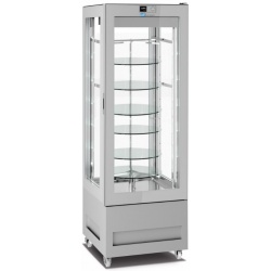 Vitrina frigorifica pentru cofetarie Longoni 65-L Vitra 6415-L capacitate 450l 1 zona racire -2 /+15°C argintiu