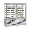 Vitrina cofetarie Tecfrigo MUSA 120 Q, capacitate 120 l, temperatura -15/-21 ºC, negru
