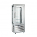 Vitrina cofetarie Tecfrigo MUSA 120 Q, capacitate 120 l, temperatura -15/-21 ºC, negru