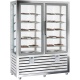 Vitrina frigorifica cofetarie Silfer Neo NGL 900 V2T/V2T, 10 rafturi, 2 usi, 848 l, +5°-20°C, inox