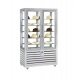 Vitrina frigorifica cofetarie Silfer Neo NGL 900 V2T/V2T, 10 rafturi, 2 usi, 848 l, +5°-20°C, inox