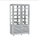 Vitrina frigorifica cofetarie Silfer Neo NPG 1200 V2T/V, 10 rafturi, 1082 l, 2 zone temperatura -15°-25°C/+4°+10°C, inox