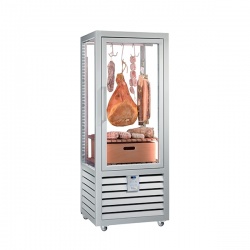 Vitrina frigorifica pentru delictatese Silfer Salumeria Neo NSM 450 G/RLC, 427 l, temperatura +4°+8°C, inox