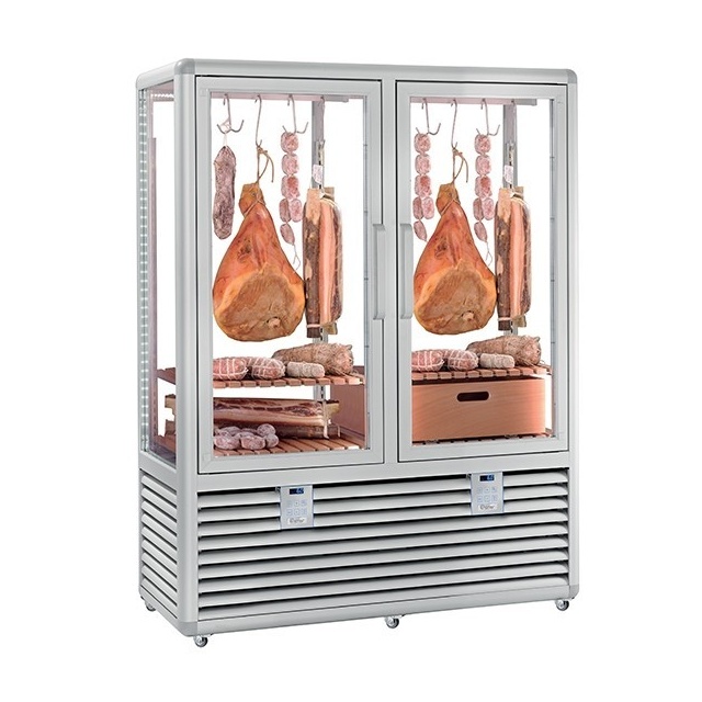 Vitrina cofetarie Tecfrigo MUSA 120 Q, capacitate 120 l, temperatura -15/-21 ºC, negru