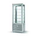 Vitrina frigorifica cofetarie Silfer Curv CPS 250 V, 5 rafturi, 230 l, temperatura +4°+10°C, inox