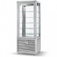 Vitrina frigorifica cofetarie Silfer Curv CPS 450 V, 5 rafturi, 427 l, temperatura +4°+10°C, inox Vitrina frigorifica cofetarie Silfer Curv CPS 450 V, 5 rafturi, 427 l, temperatura +4°+10°C, inox
