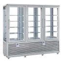 Vitrina cofetarie Tecfrigo MUSA 120 Q, capacitate 120 l, temperatura -15/-21 ºC, negru