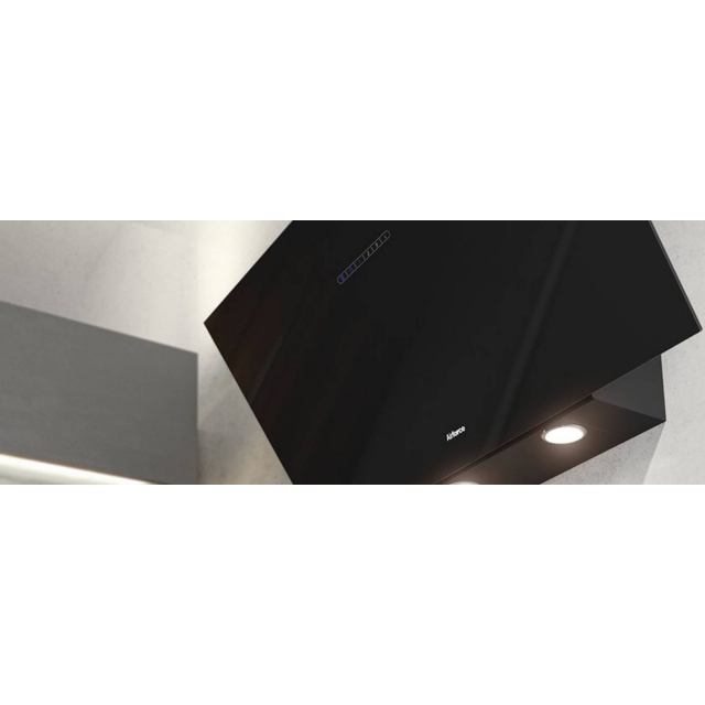 HOTA DE PERETE PENTRU BUCATARIE AIRFORCE F203, 90 CM, INOX / STICLA ALBA