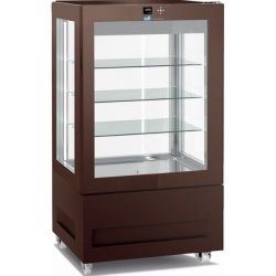 Vitrina frigorifica pentru cofetarie Longoni 85-S Vitra 8414-S capacitate 450l 1 zona racire -2 /+15°C maro