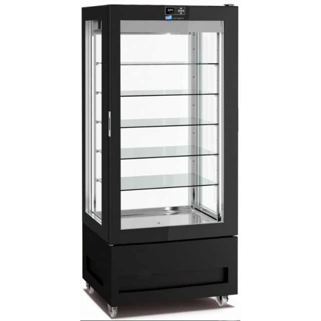 Vitrina de vinuri Arte Vino OXP1T98NPD capacitate 98 sticle temperatura 0/+35°C negru