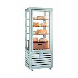 Vitrina frigorifica pentru branzeturi Silfer Salumeria Neo NFR 450 RLC - CL, 427 l, temperatura +2°+8°C, inox