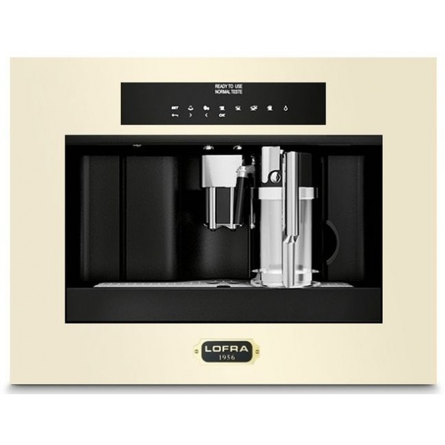 Automat de cafea incorporat LOFRA Dolcevita YRBI66T 60x45 cm, rezervor apa 2.5 lt, , program autocuratare, crem