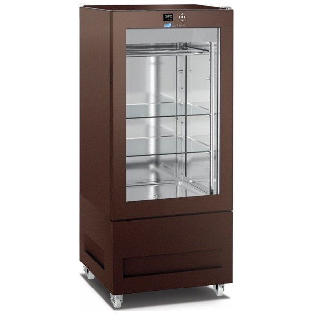 Vitrina frigorifica pentru măcelărie Longoni 65-S Vitra 6711-S capacitate 300l 1 zona racire ± 0 / + 4 °C maro