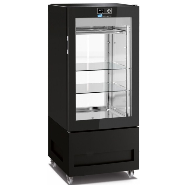 Vitrina de vinuri Arte Vino OXP1T98NPD capacitate 98 sticle temperatura 0/+35°C negru