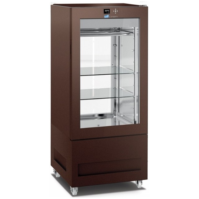 Vitrina frigorifica pentru măcelărie Longoni 65-S Vitra 6712-S capacitate 300l 1 zona racire ± 0 / + 4 °C maro