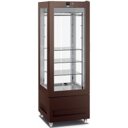 Vitrina frigorifica pentru măcelărie Longoni 65-L Vitra 6714-L capacitate 450l 1 zona racire ± 0 / + 4 °C maro