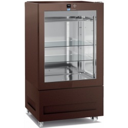 Vitrina frigorifica pentru măcelărie Longoni 85-S Vitra 8711-S capacitate 450l 1 zona racire ± 0 / + 4 °C maro